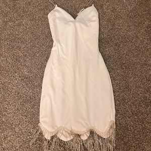 White Fashion Nova Mini Dress - Small - Bachelorette Party Dress